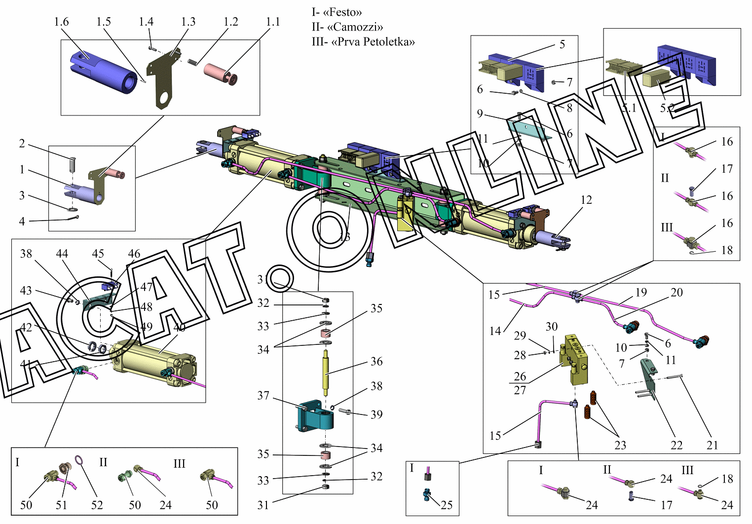 Привод дверей 203065-6108200 МАЗ 203 | Запчасти Konnor