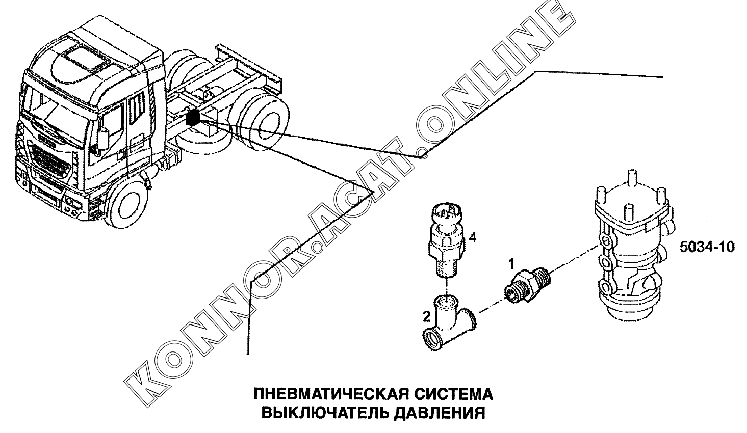 Воздушная система ивеко трекер схема