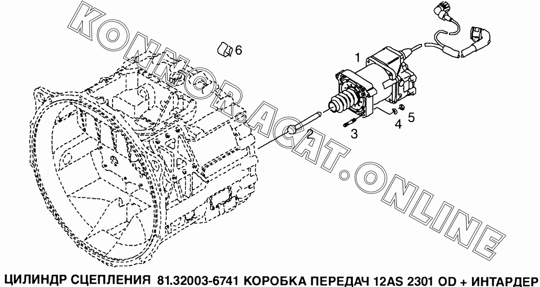 Схема сцепления ман тгл