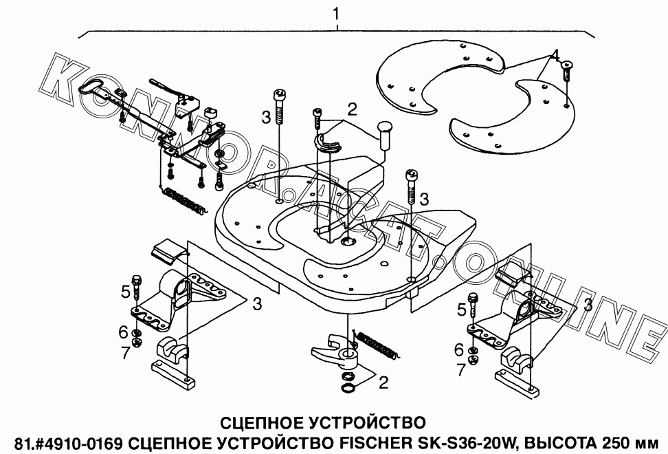 Седло ман тгс схема