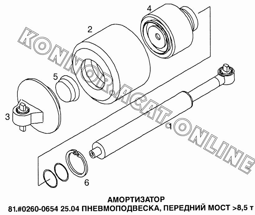 Задняя подвеска ман тга схема