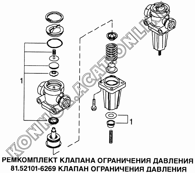 Клапан ограничения давления камаз шипит