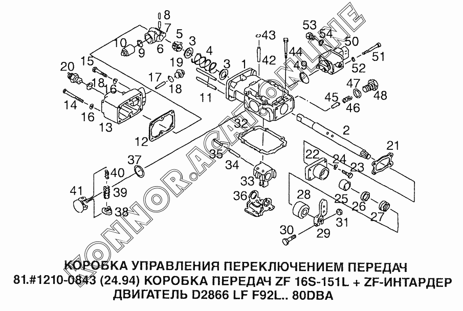 Коробка зф 8 схема переключения