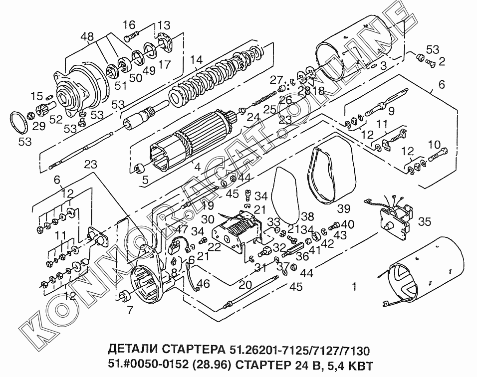 Подключение стартера ман тга схема