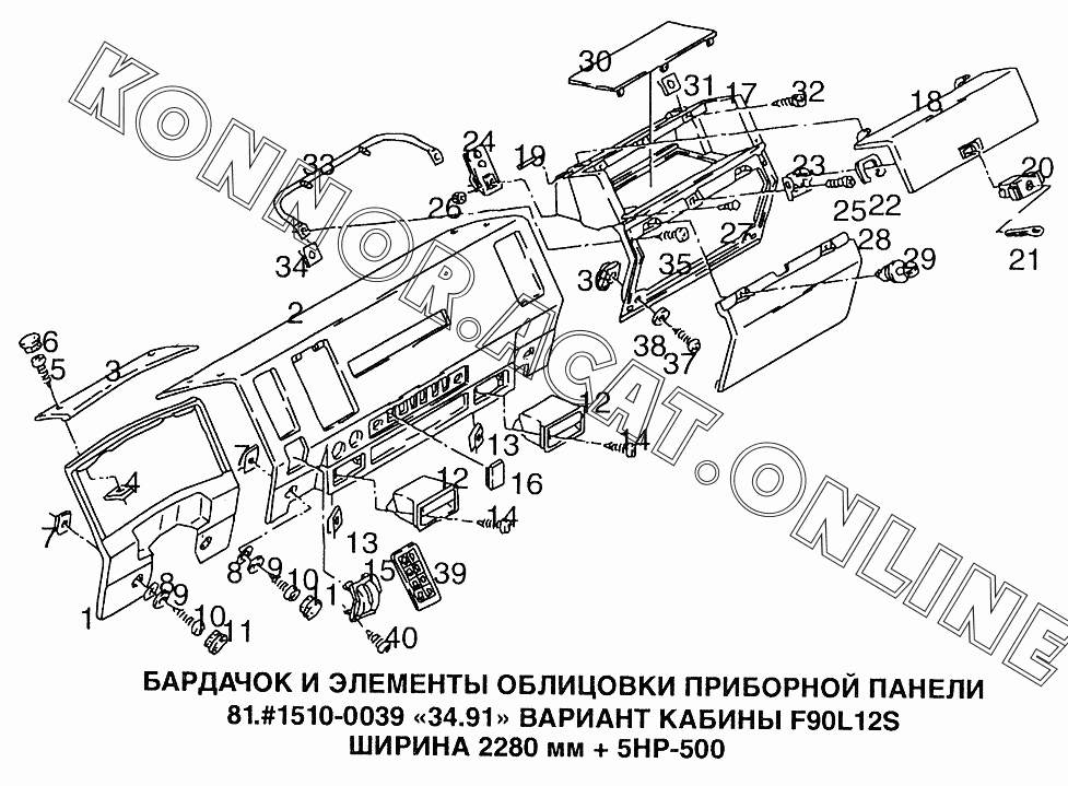 Дверная карта ман ф2000