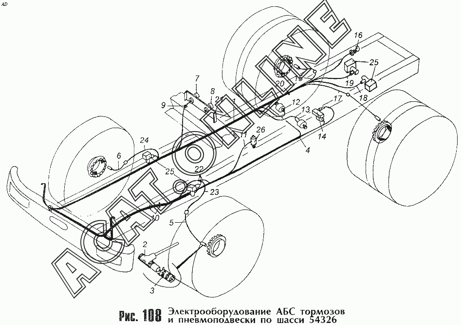 Абс маз. Тормозная система шасси МАЗ 2569. Тормозная система МАЗ 54326. Схема АБС МАЗ 5337а. Тормозная система с АБС МАЗ 65 0 1.