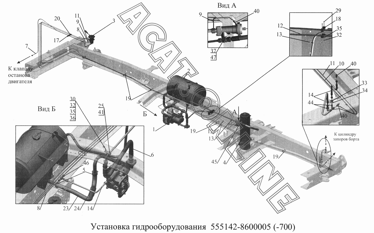 Маз 5551 химмотологическая карта