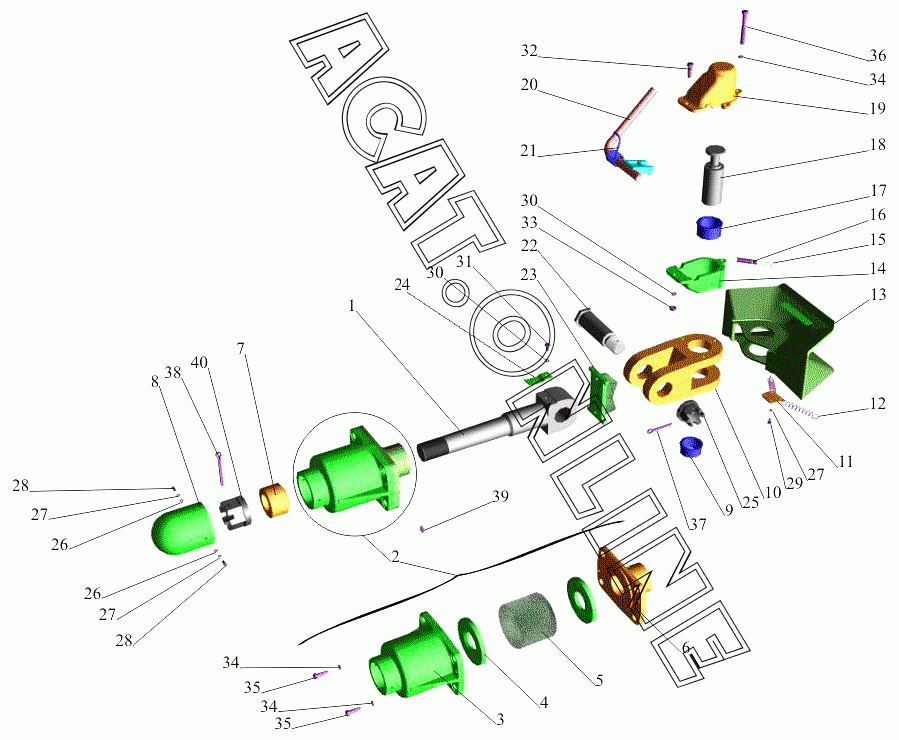 Фаркоп маз схема