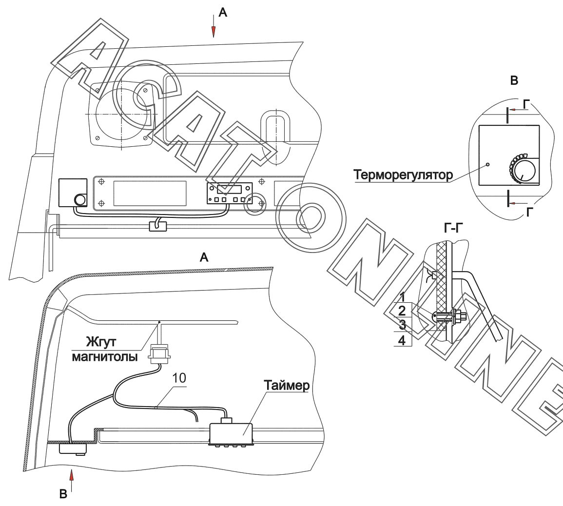 Установка таймера 544019-3700086 МАЗ 631019 | Запчасти Konnor