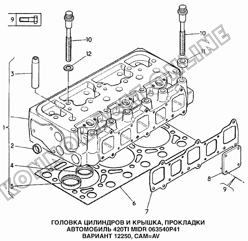 Порядок затяжки гбц рено премиум 420 dci