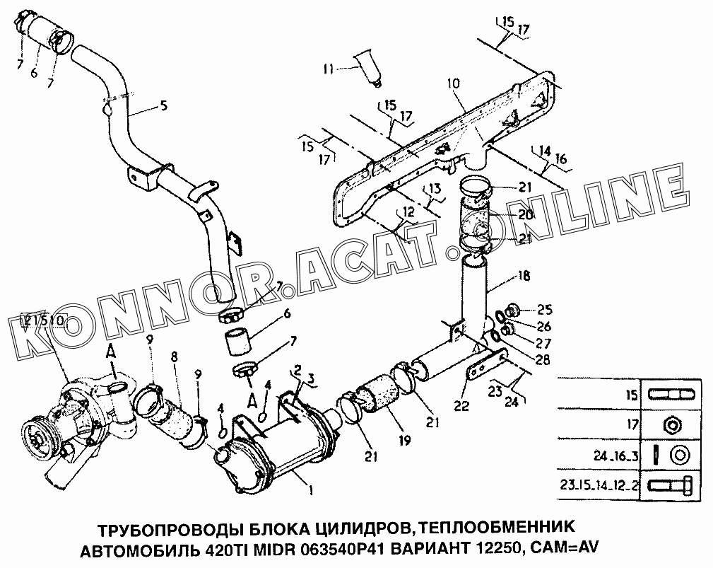 Резиновая трубка (5005026255) | konnor-auto.ru